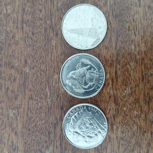 2005 Vetrans, Alberta And Saskatchewan Commemorative Quarters